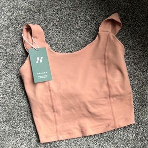 Halara crop top bra - pink